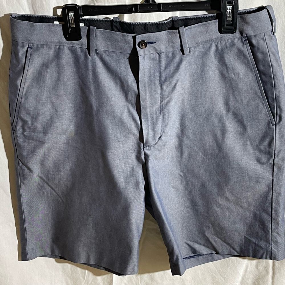 John W. Nordstrom Light Gray Flat Front Shorts
